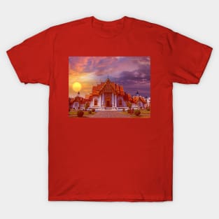 Wat Benchamabophit (The Marble Temple). Bangkok. Thailand T-Shirt